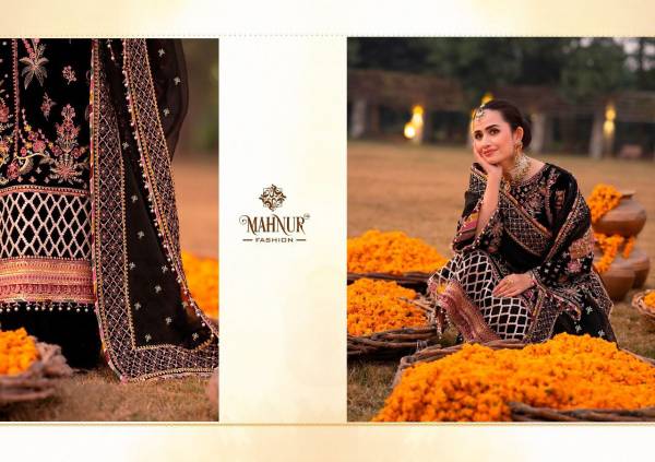 Mahnur 1 Fancy Festive Wear Designer Heavy Georgette Latest Pakistani Salwar Suit Collection 